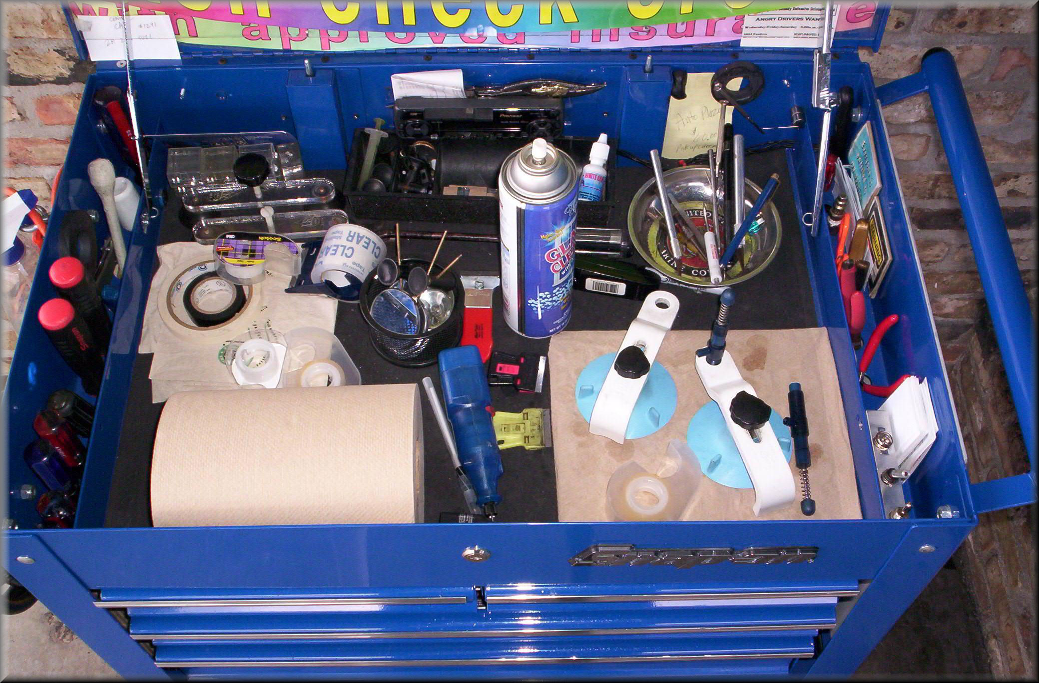 expert windshield repair tool set